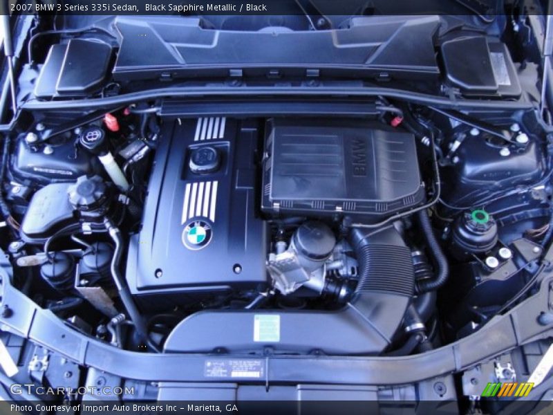  2007 3 Series 335i Sedan Engine - 3.0L Twin Turbocharged DOHC 24V VVT Inline 6 Cylinder