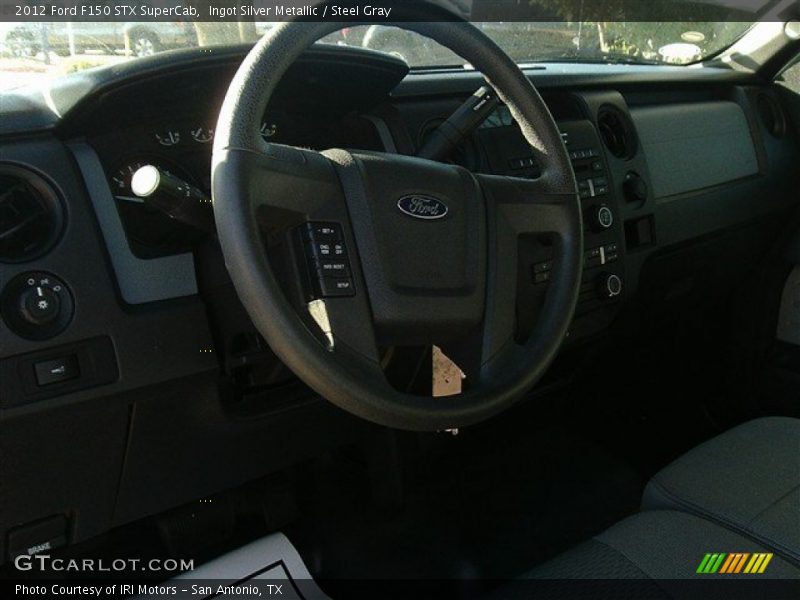 Ingot Silver Metallic / Steel Gray 2012 Ford F150 STX SuperCab