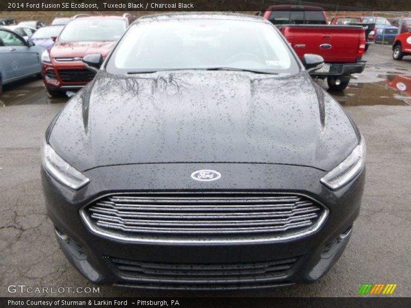 Tuxedo Black / Charcoal Black 2014 Ford Fusion SE EcoBoost