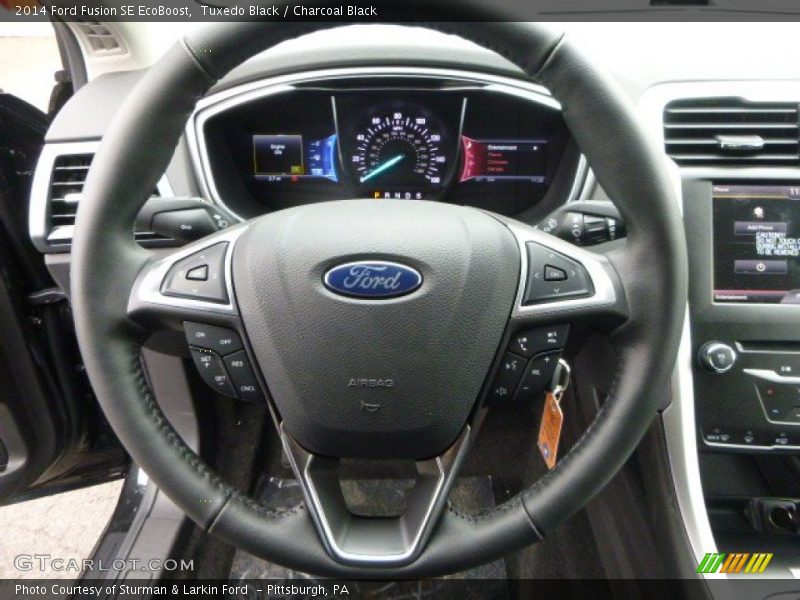 Tuxedo Black / Charcoal Black 2014 Ford Fusion SE EcoBoost