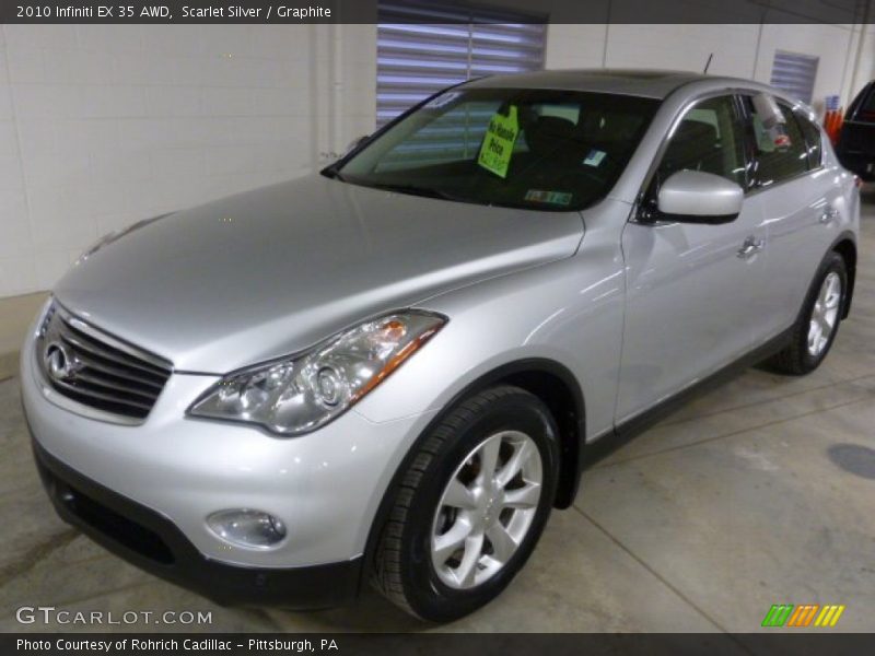 Scarlet Silver / Graphite 2010 Infiniti EX 35 AWD