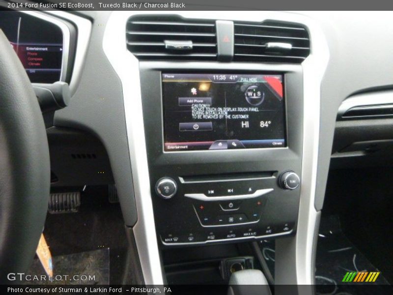 Tuxedo Black / Charcoal Black 2014 Ford Fusion SE EcoBoost