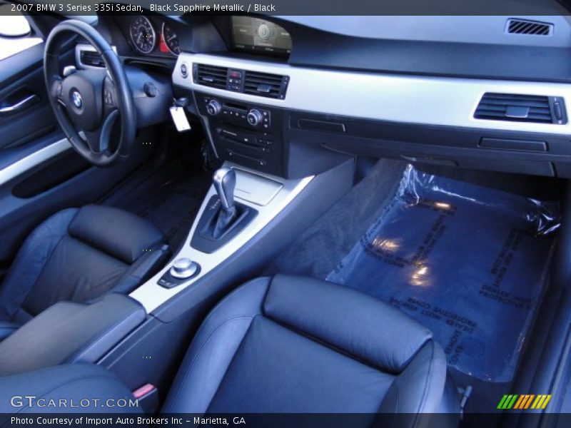 Black Sapphire Metallic / Black 2007 BMW 3 Series 335i Sedan