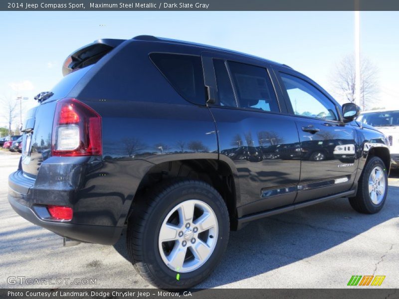 Maximum Steel Metallic / Dark Slate Gray 2014 Jeep Compass Sport