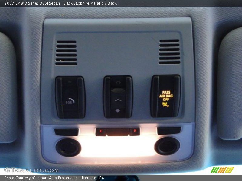 Black Sapphire Metallic / Black 2007 BMW 3 Series 335i Sedan