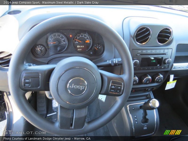 Maximum Steel Metallic / Dark Slate Gray 2014 Jeep Compass Sport