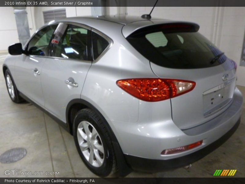 Scarlet Silver / Graphite 2010 Infiniti EX 35 AWD