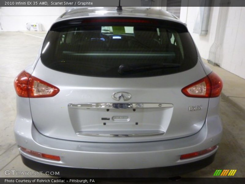 Scarlet Silver / Graphite 2010 Infiniti EX 35 AWD