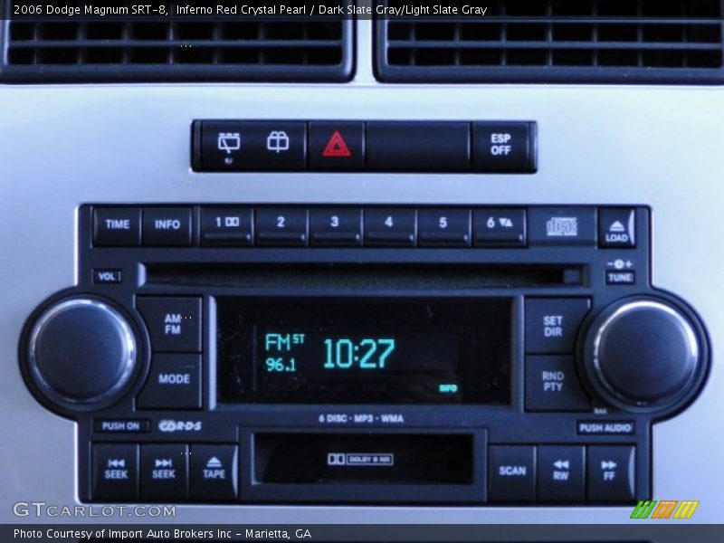 Audio System of 2006 Magnum SRT-8