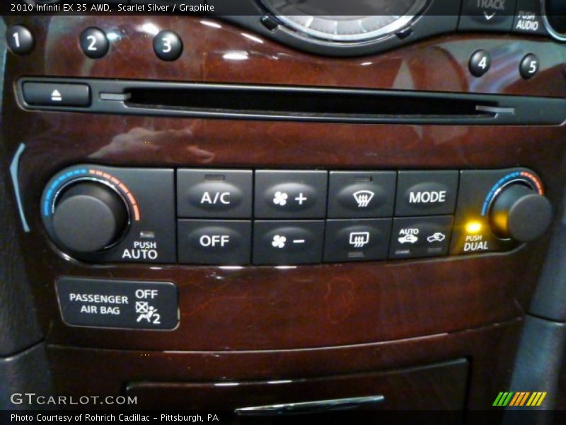 Scarlet Silver / Graphite 2010 Infiniti EX 35 AWD