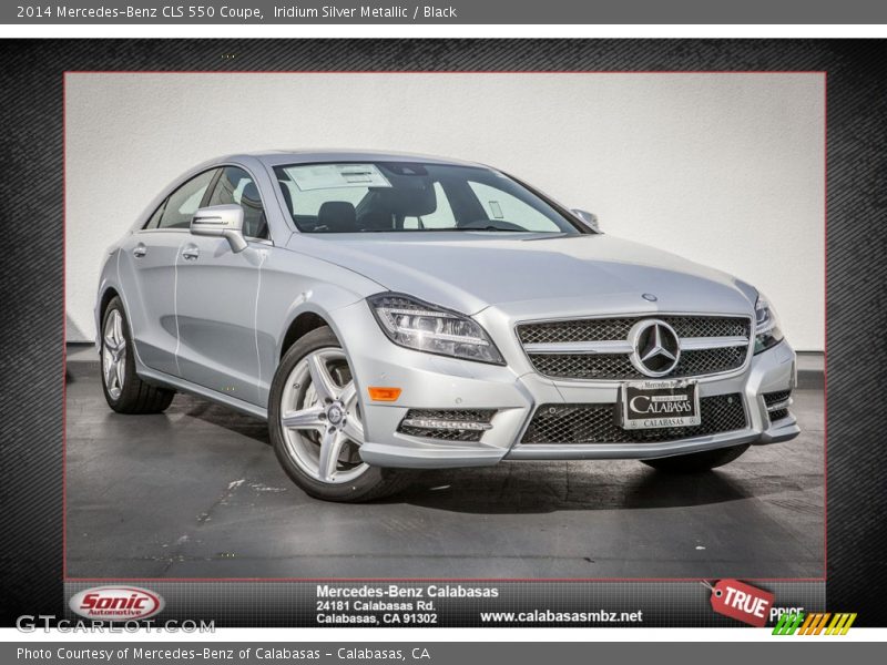 Iridium Silver Metallic / Black 2014 Mercedes-Benz CLS 550 Coupe