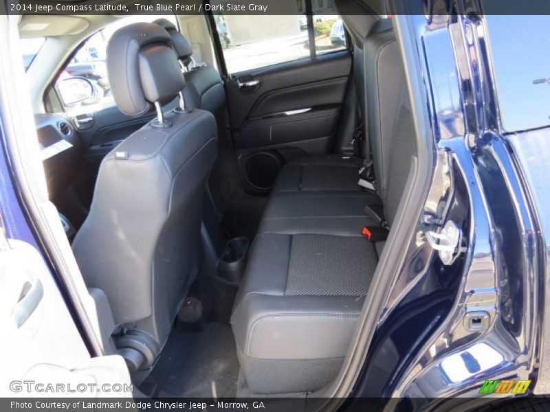 True Blue Pearl / Dark Slate Gray 2014 Jeep Compass Latitude