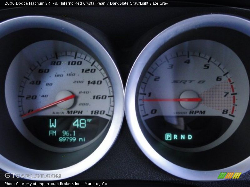 Inferno Red Crystal Pearl / Dark Slate Gray/Light Slate Gray 2006 Dodge Magnum SRT-8