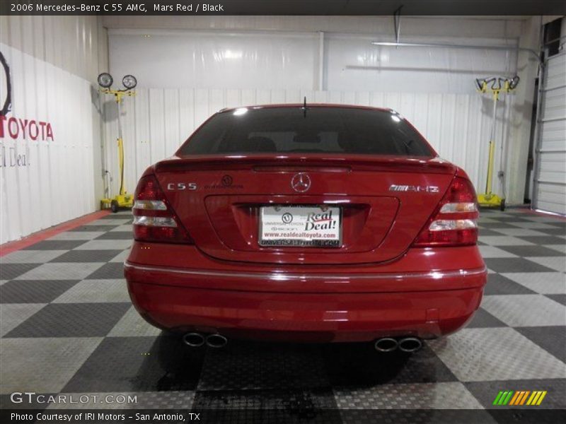 Mars Red / Black 2006 Mercedes-Benz C 55 AMG