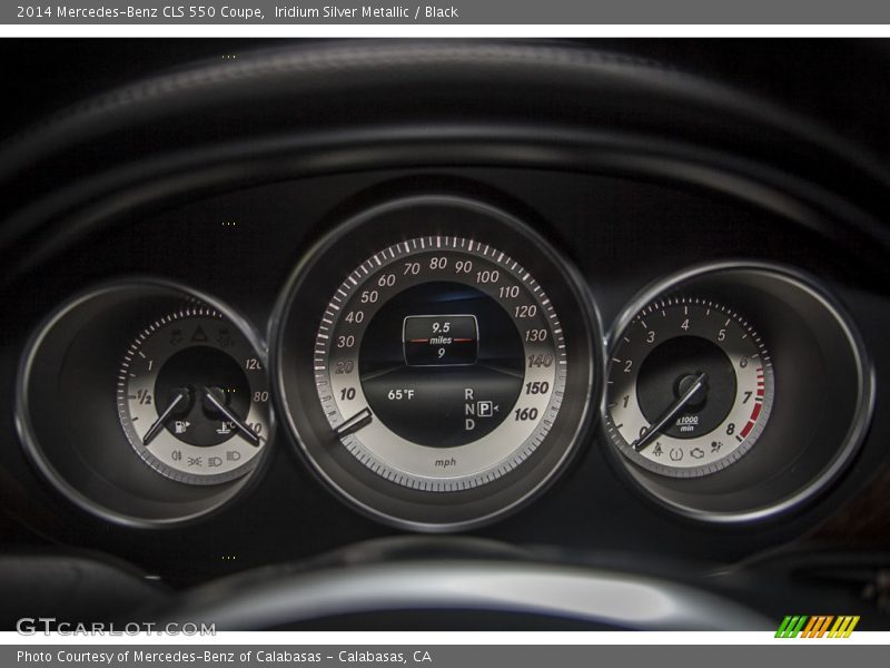 Iridium Silver Metallic / Black 2014 Mercedes-Benz CLS 550 Coupe