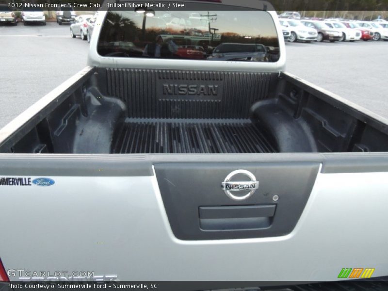 Brilliant Silver Metallic / Steel 2012 Nissan Frontier S Crew Cab