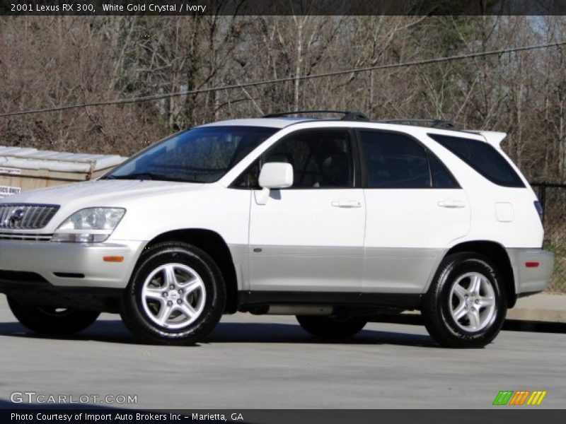 White Gold Crystal / Ivory 2001 Lexus RX 300