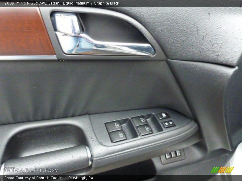 Liquid Platinum / Graphite Black 2009 Infiniti M 35x AWD Sedan