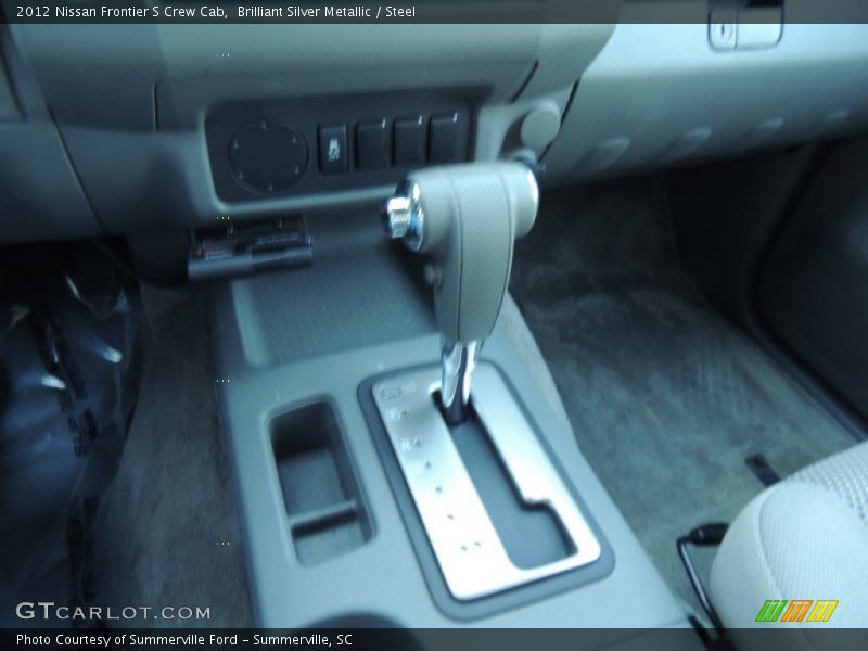Brilliant Silver Metallic / Steel 2012 Nissan Frontier S Crew Cab