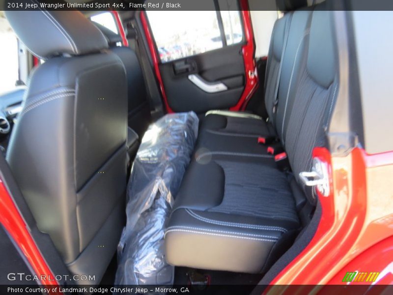 Flame Red / Black 2014 Jeep Wrangler Unlimited Sport 4x4