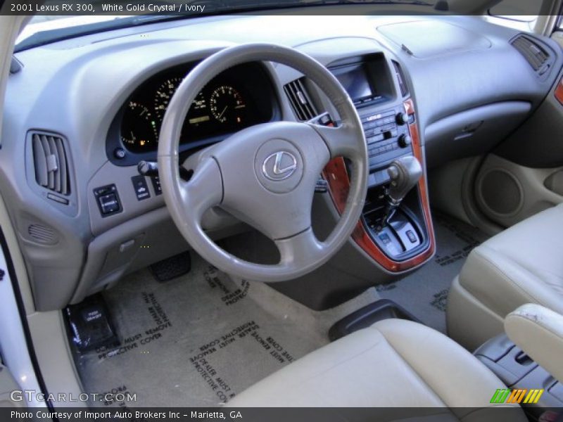 White Gold Crystal / Ivory 2001 Lexus RX 300