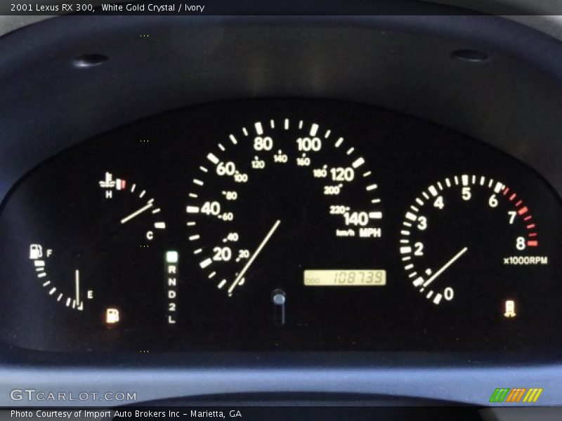  2001 RX 300 300 Gauges