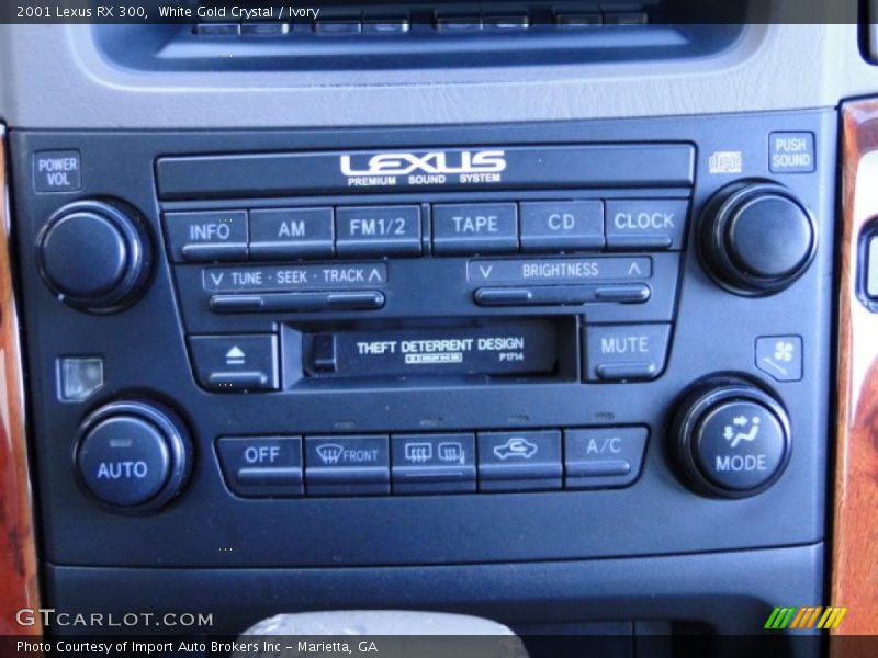 Audio System of 2001 RX 300