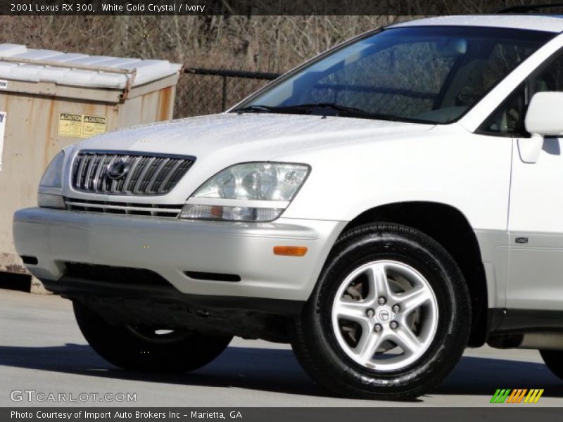 White Gold Crystal / Ivory 2001 Lexus RX 300