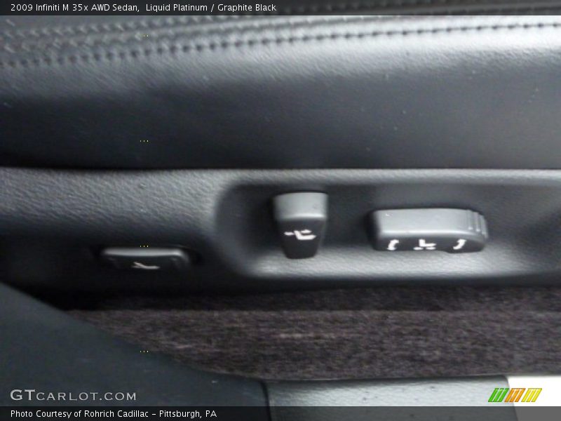Liquid Platinum / Graphite Black 2009 Infiniti M 35x AWD Sedan