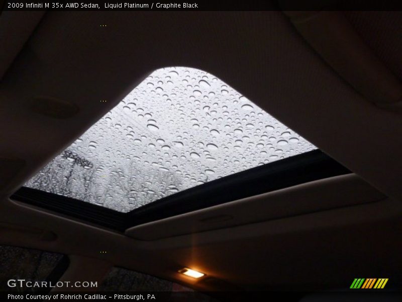 Liquid Platinum / Graphite Black 2009 Infiniti M 35x AWD Sedan