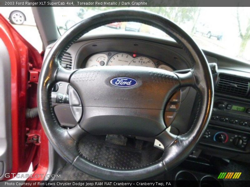 Toreador Red Metallic / Dark Graphite 2003 Ford Ranger XLT SuperCab 4x4