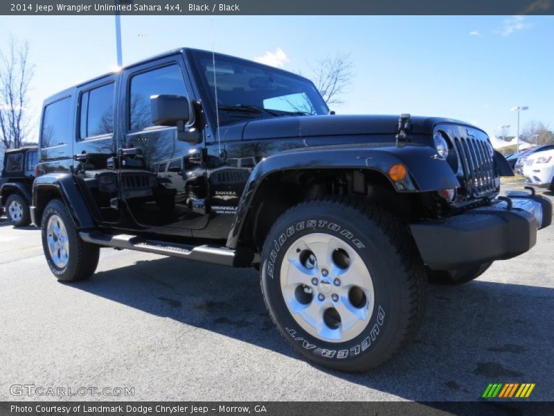 Black / Black 2014 Jeep Wrangler Unlimited Sahara 4x4