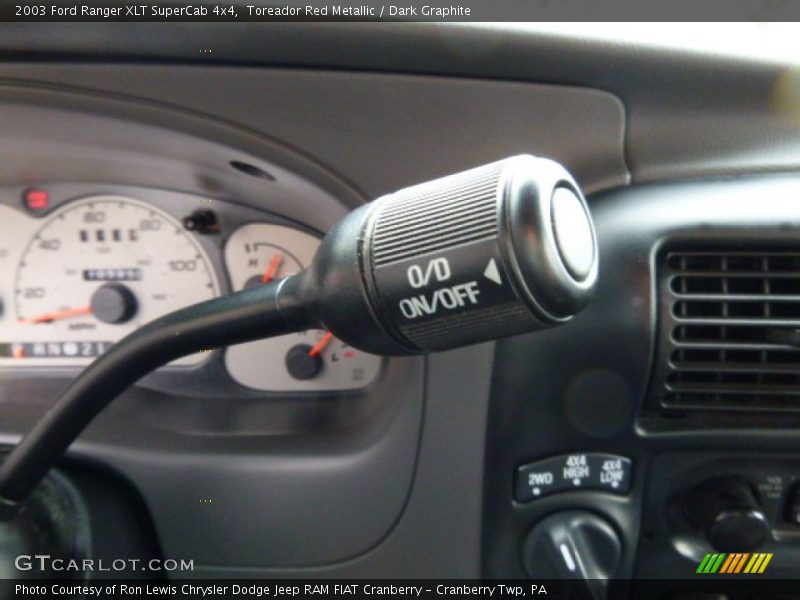 Toreador Red Metallic / Dark Graphite 2003 Ford Ranger XLT SuperCab 4x4
