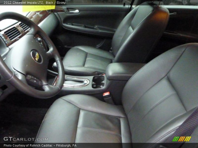 Front Seat of 2012 Impala LTZ