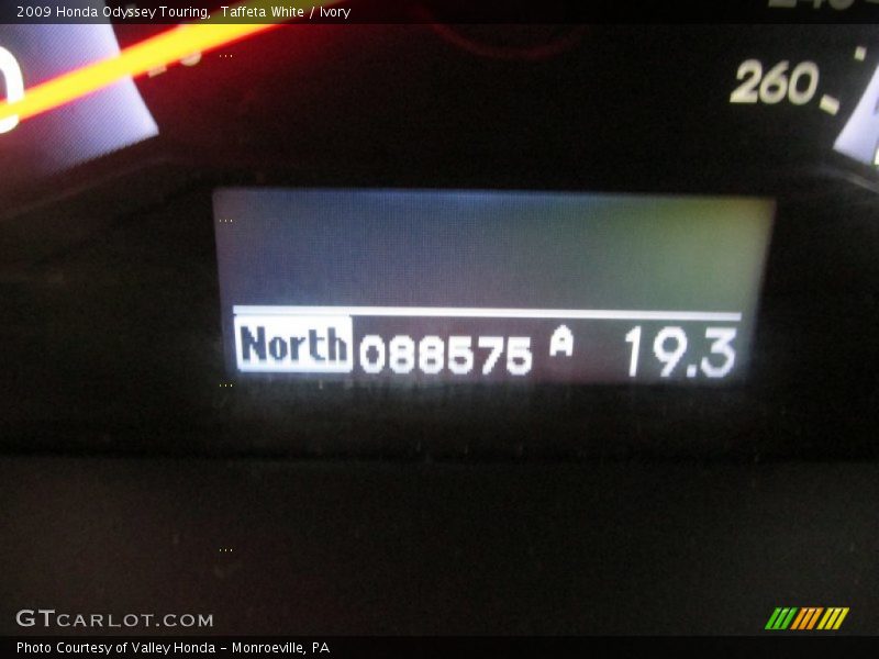 Taffeta White / Ivory 2009 Honda Odyssey Touring