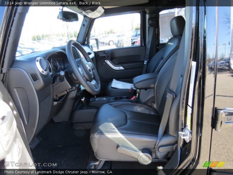 Black / Black 2014 Jeep Wrangler Unlimited Sahara 4x4