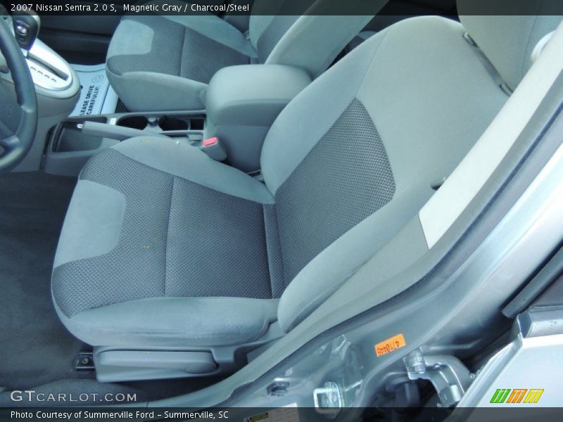 Magnetic Gray / Charcoal/Steel 2007 Nissan Sentra 2.0 S