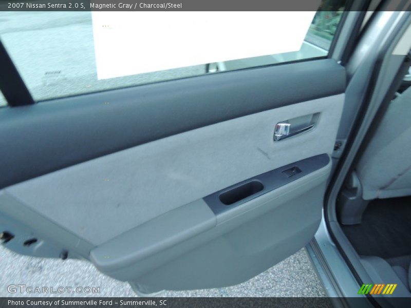 Magnetic Gray / Charcoal/Steel 2007 Nissan Sentra 2.0 S