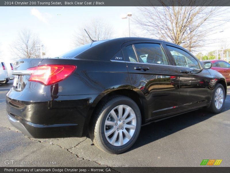 Black Clear Coat / Black 2014 Chrysler 200 Touring Sedan