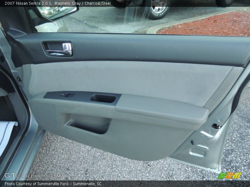 Magnetic Gray / Charcoal/Steel 2007 Nissan Sentra 2.0 S