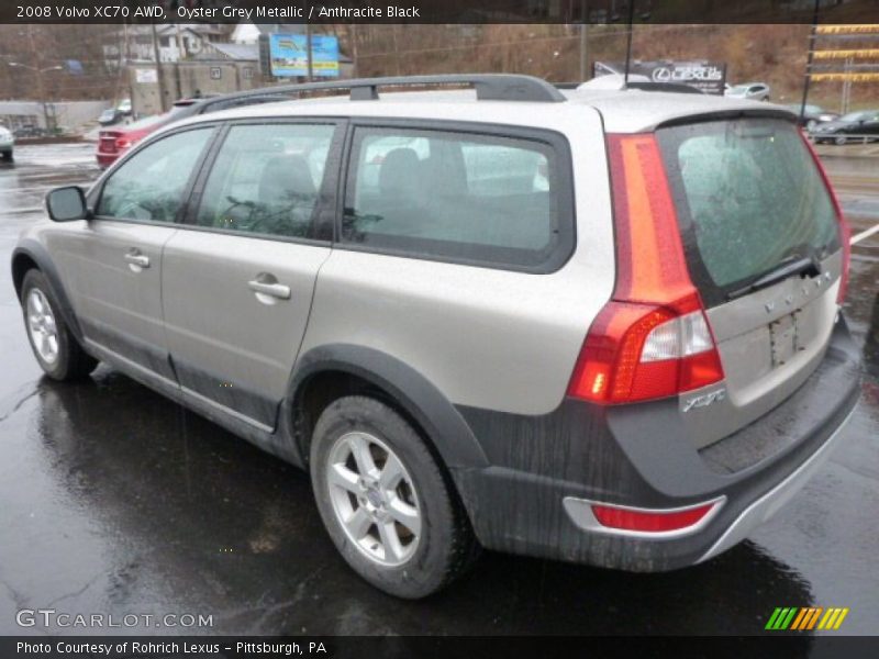 Oyster Grey Metallic / Anthracite Black 2008 Volvo XC70 AWD
