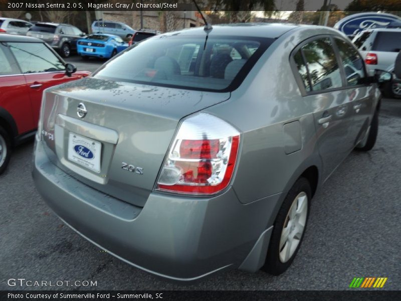 Magnetic Gray / Charcoal/Steel 2007 Nissan Sentra 2.0 S
