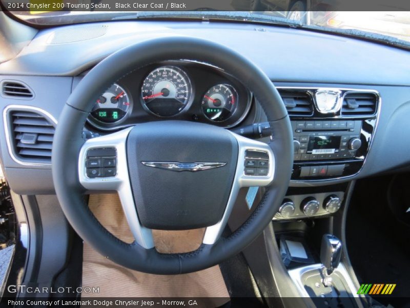 Black Clear Coat / Black 2014 Chrysler 200 Touring Sedan