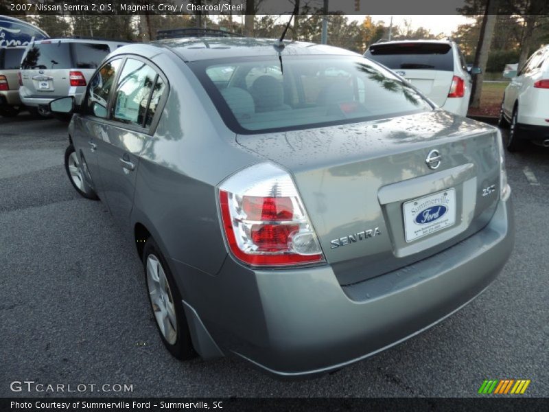 Magnetic Gray / Charcoal/Steel 2007 Nissan Sentra 2.0 S