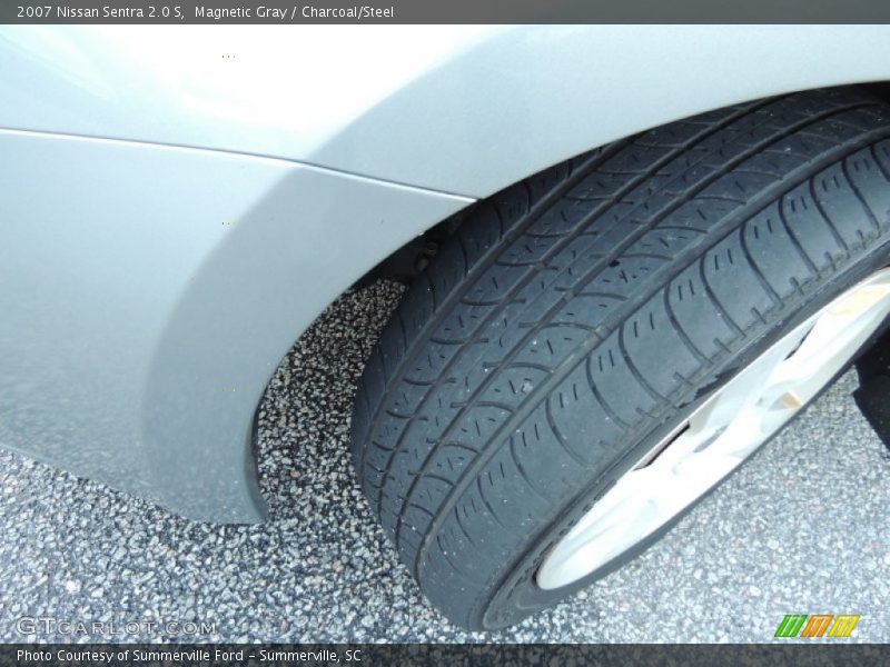 Magnetic Gray / Charcoal/Steel 2007 Nissan Sentra 2.0 S
