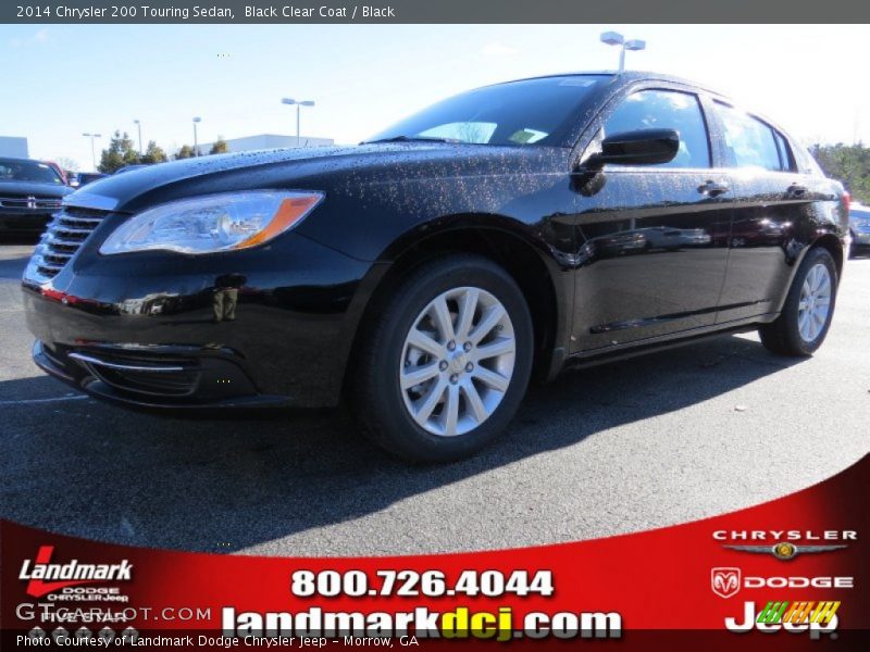 Black Clear Coat / Black 2014 Chrysler 200 Touring Sedan