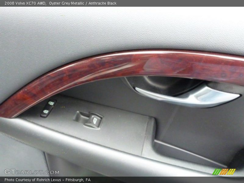 Oyster Grey Metallic / Anthracite Black 2008 Volvo XC70 AWD