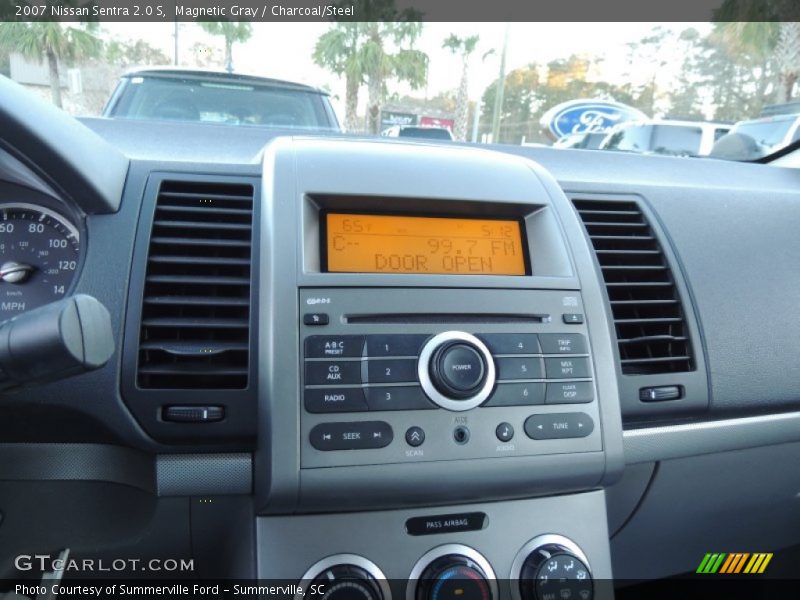 Magnetic Gray / Charcoal/Steel 2007 Nissan Sentra 2.0 S