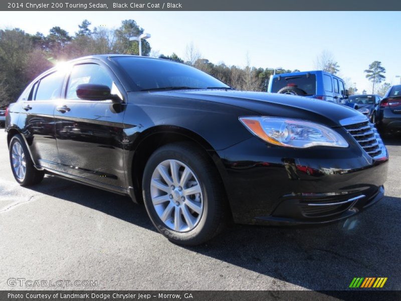 Black Clear Coat / Black 2014 Chrysler 200 Touring Sedan