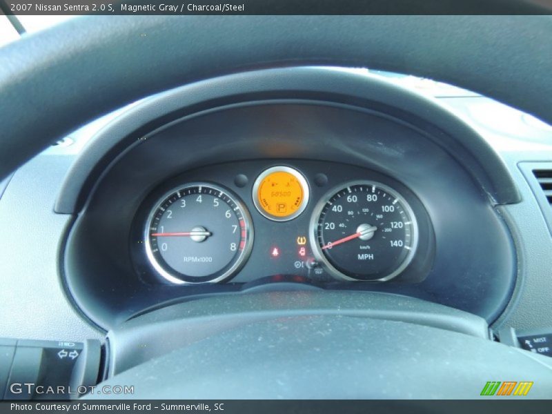 Magnetic Gray / Charcoal/Steel 2007 Nissan Sentra 2.0 S